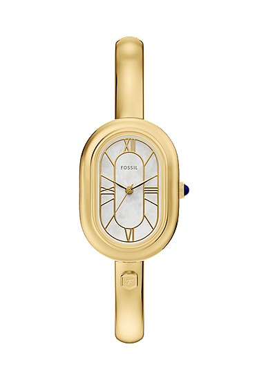 Sloan 25mm Three-Hand Gold-Tone Stainless Steel Watch Bangle