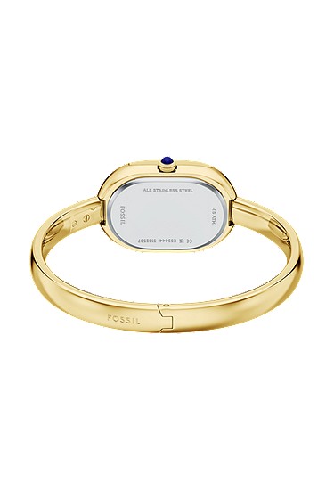 Sloan 25mm Three-Hand Gold-Tone Stainless Steel Watch Bangle - Image 7