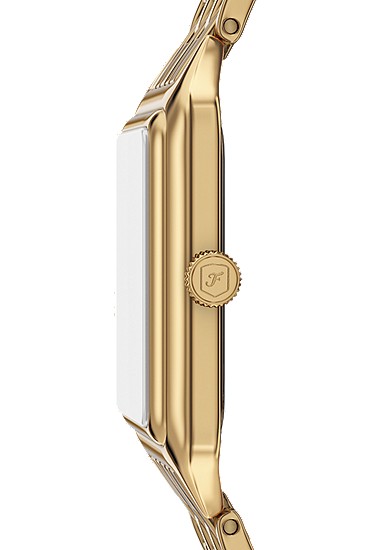 Raquel 23mm Three-Hand Date Gold-Tone Stainless Steel Watch - Image 4