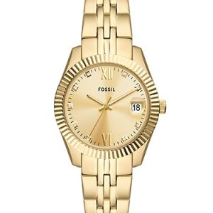 Scarlette 33mm Three-Hand Date Gold-Tone Stainless Steel Watch