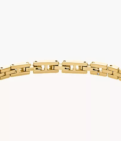 Arden Watch Links Gold-Tone Stainless Steel Chain Bracelet - Image 4