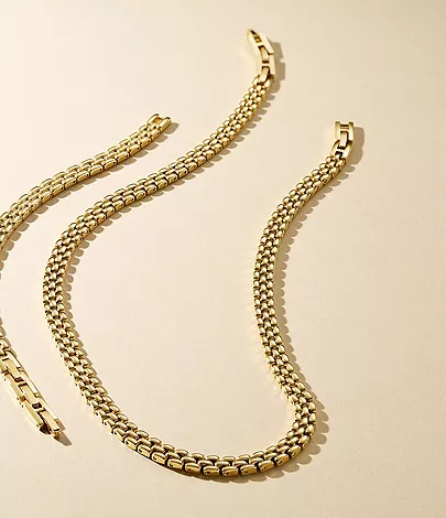 Arden Watch Links Gold-Tone Stainless Steel Chain Bracelet - Image 6