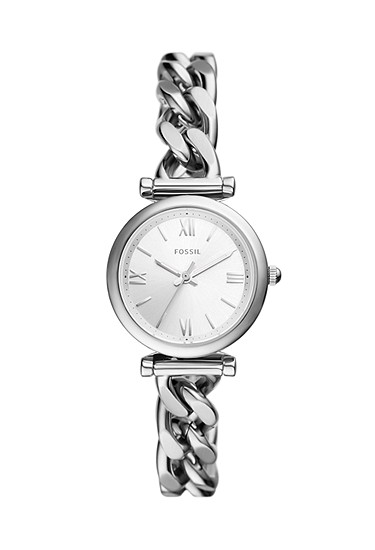 Carlie Mini 28mm Three-Hand Stainless Steel Watch