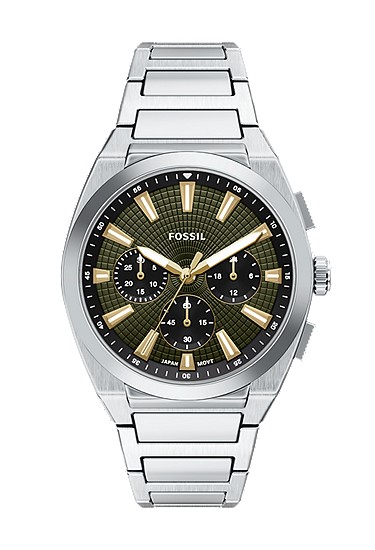 Everett 44mm Chronograph Stainless Steel Watch