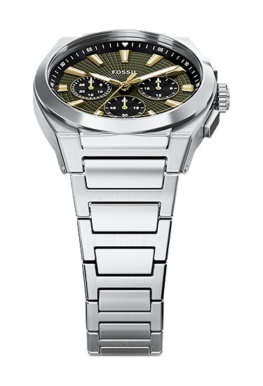 Everett 44mm Chronograph Stainless Steel Watch - Image 5