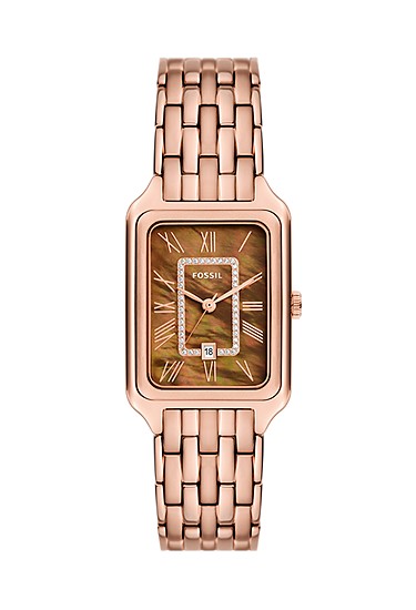 Raquel 26mm Three-Hand Date Rose Gold-Tone Stainless Steel Watch
