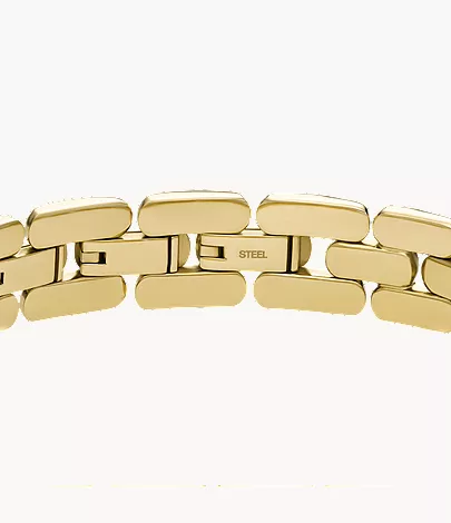 Arden Watch Links Gold-Tone Stainless Steel Chain Bracelet - Image 4