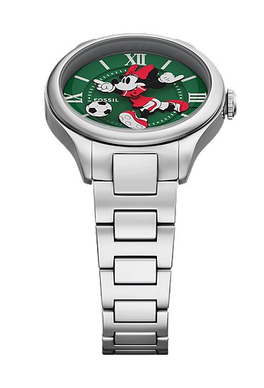 Disney x Fossil Limited-Edition Minnie Mouse 38mm Soccer Watch - Image 6