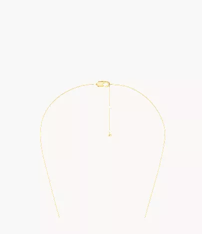 Ellis Gold-Tone Stainless Steel Pendant Necklace - Image 5
