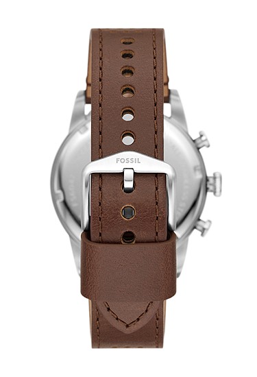 Sport Tourer 42mm Chronograph Brown Leather Watch - Image 3