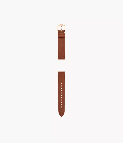 18mm Medium Brown LiteHide? Leather Strap - Image 2
