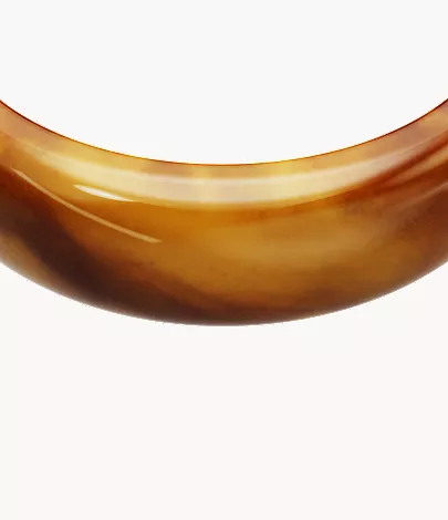 Resin Collection Amber Bangle Bracelet - Image 3
