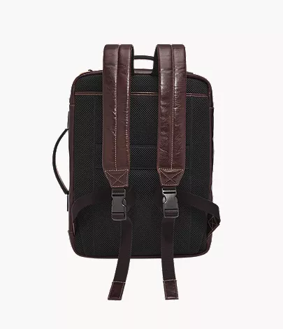 Buckner Leather Convertible Backpack - Image 7