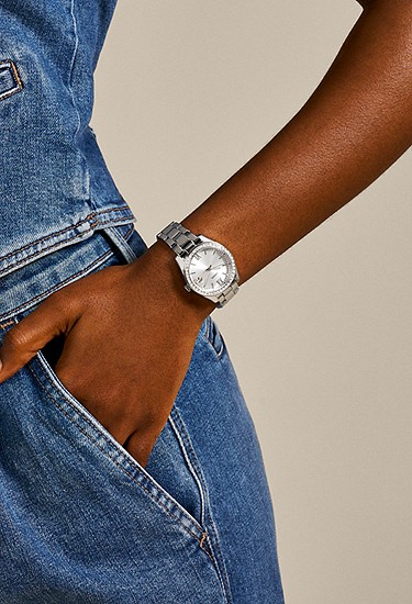 Scarlette 33mm Three-Hand Date Stainless Steel Watch - Image 2