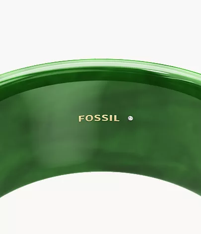 Resin Collection Green Bangle Bracelet - Image 4
