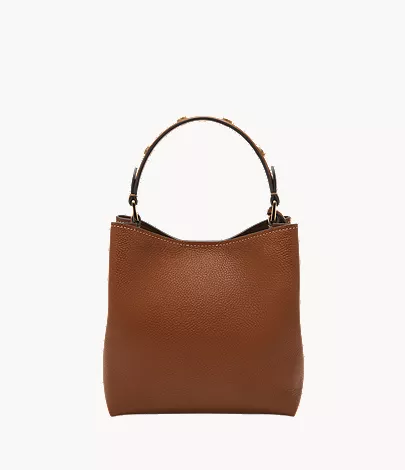Jessie Leather Small Bucket Crossbody Bag - Image 3