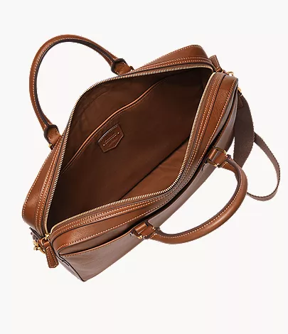 Asher Leather Briefcase - Image 3