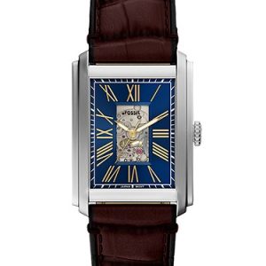 Carraway 30mm Automatic Brown Croco Leather Watch